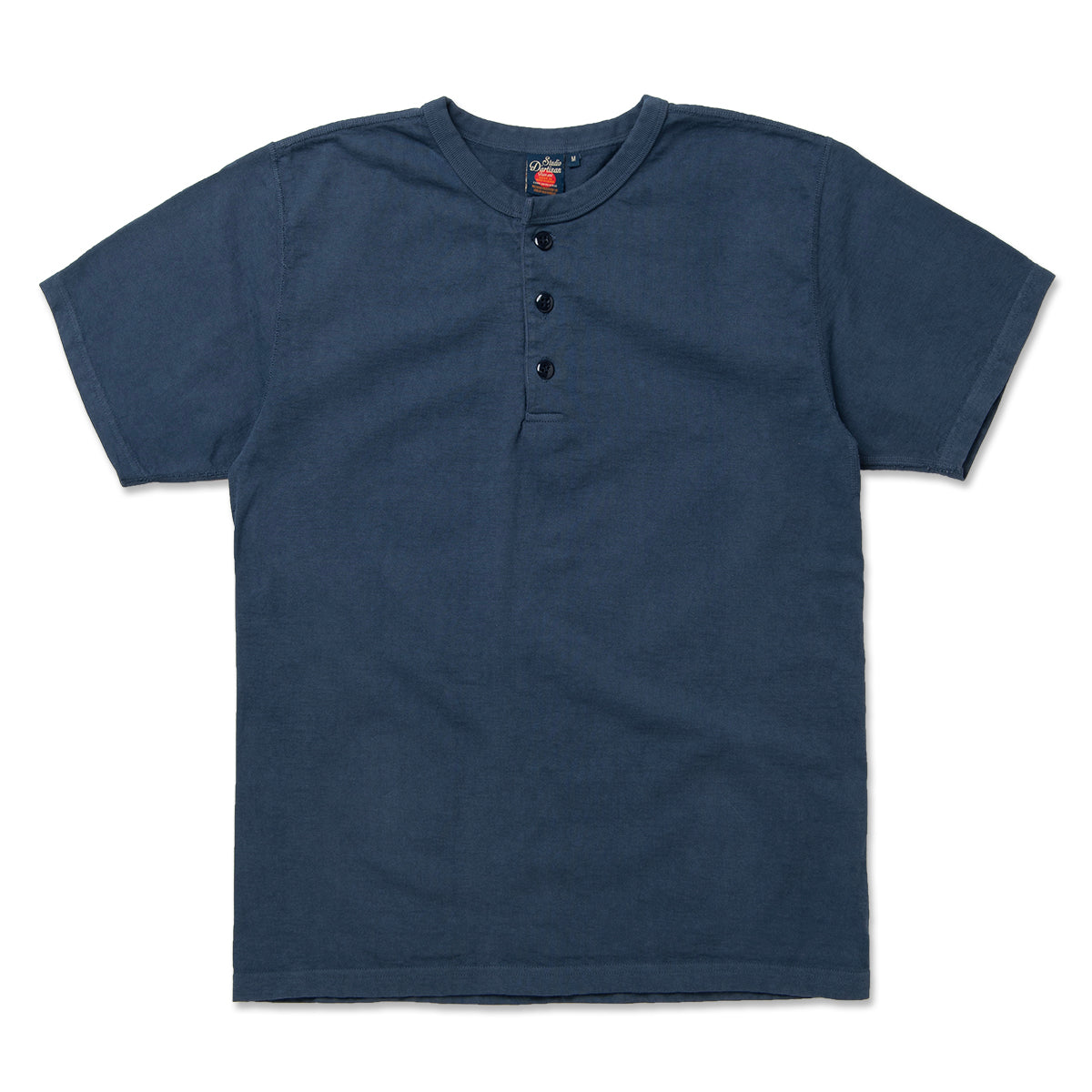 Terry Loop Henley Neck Pack T-Shirt [8213]
