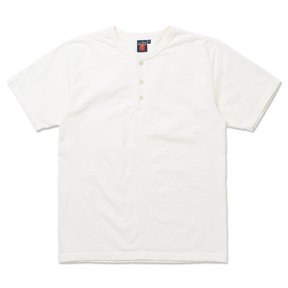 Terry Loop Henley Neck Pack T-Shirt [8213]