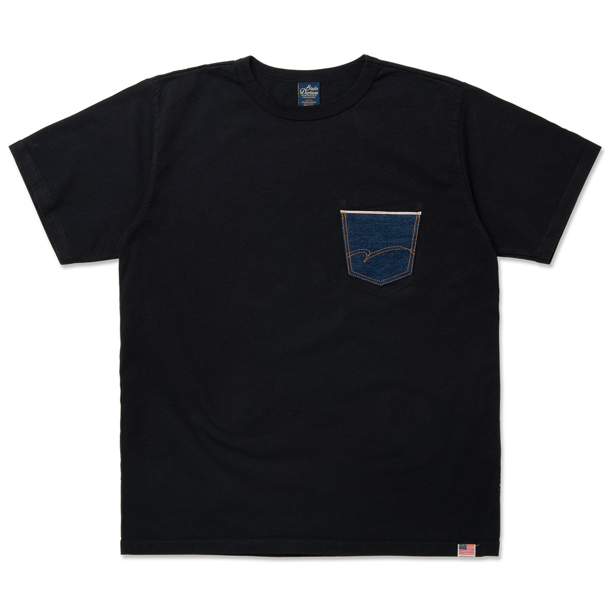 Denim Pocket Printed T-Shirt [8214A]