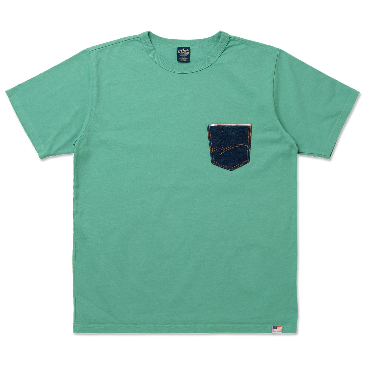 Denim Pocket Printed T-Shirt [8214A]