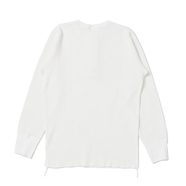 Heavy Thermal Henley Long Sleeve T-Shirt [9937]