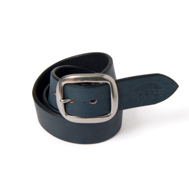 Indigo Benz Leather Belt [B-81-IND]