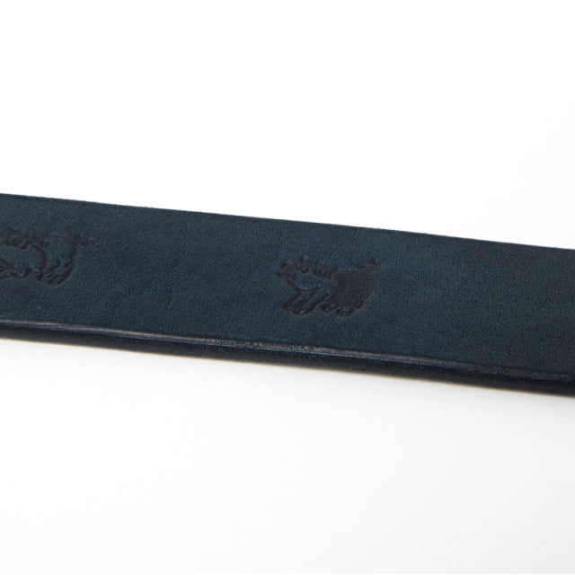 Indigo Benz Leather Stamped Belt [B-82-IND]