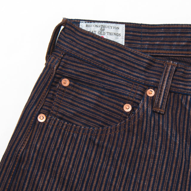 Kakishibu Denim Hickory Jeans [D1830] Big Size