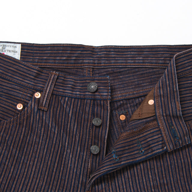 Kakishibu Denim Hickory Jeans [D1830]