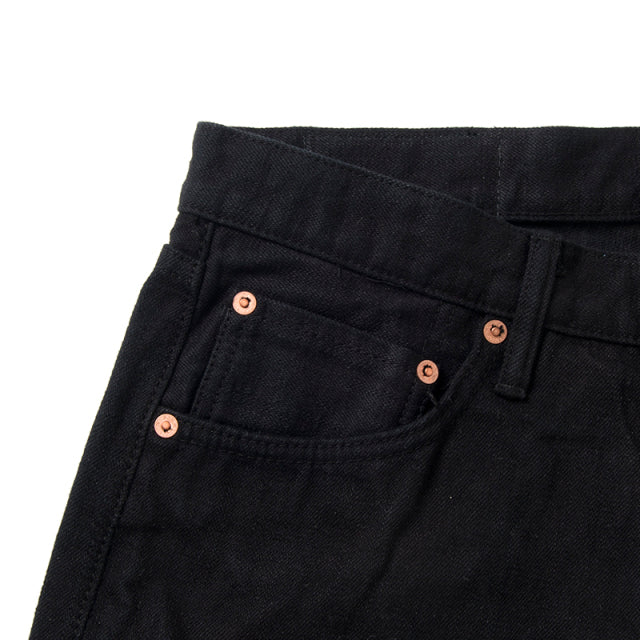 Kyoto Black Pattern Dyed Jeans [D1864]