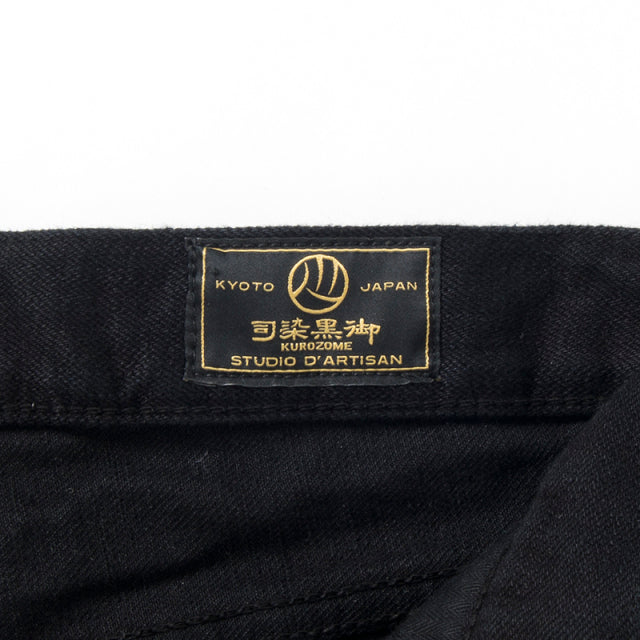Kyoto Black Pattern Dyed Jeans [D1864-BIG] - Big Size