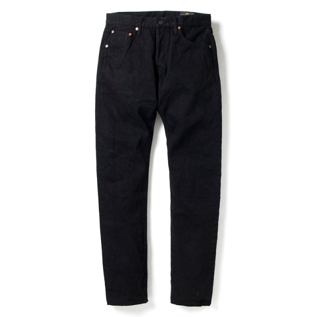 Kyoto Black Pattern Dyed Jeans [D1864]