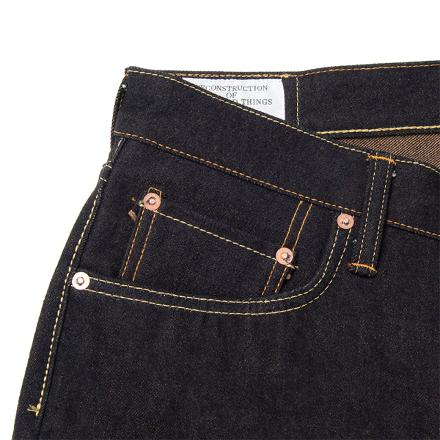 Indigo Shibori Dyed Jeans [D1879]