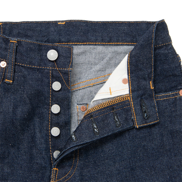 Loose Straight Wash Jeans [D1890]