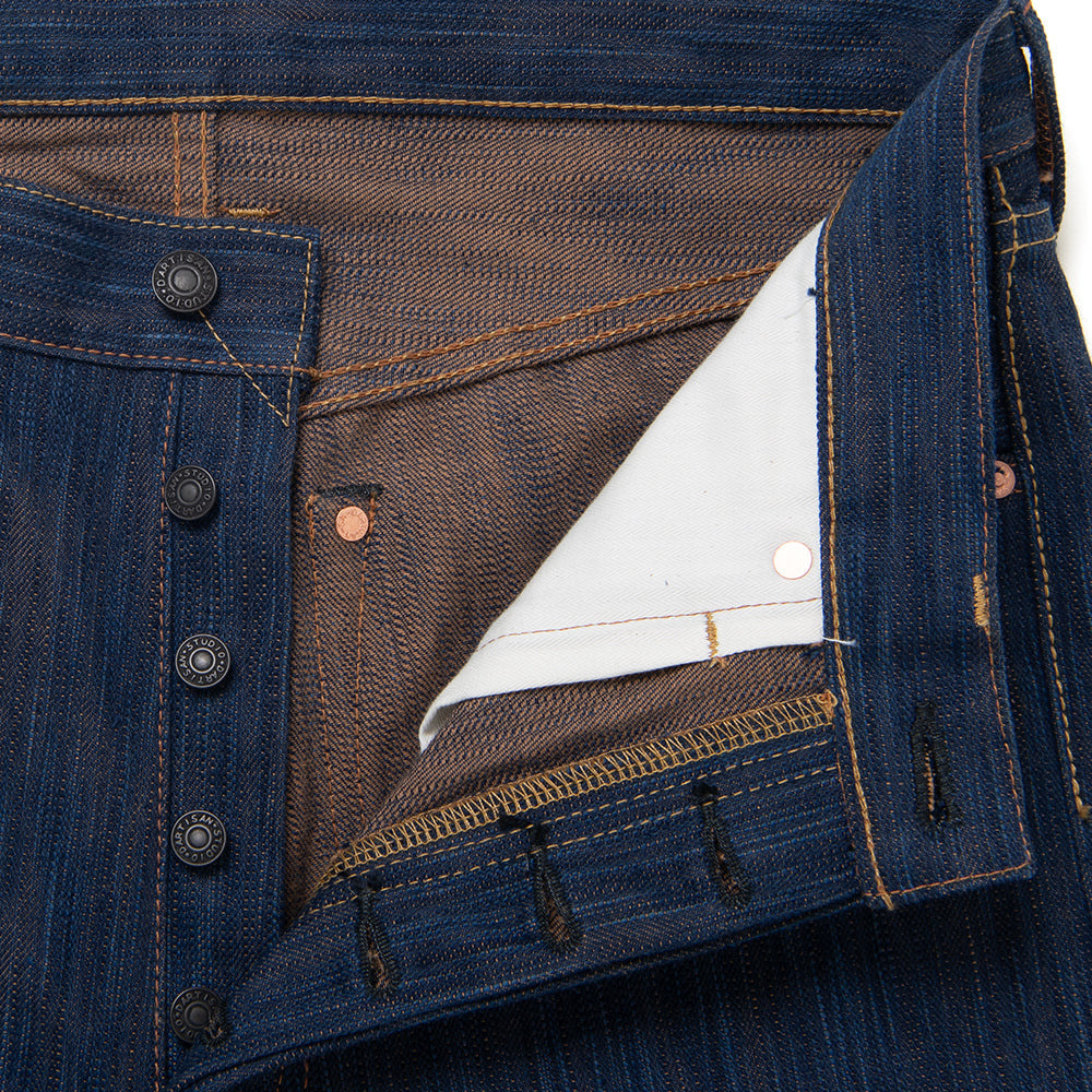 Awa Indigo & Persimmon-Dyed Jeans [D1905]
