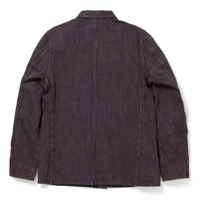 Kakishibu Denim Hickory Coverall [D4522]