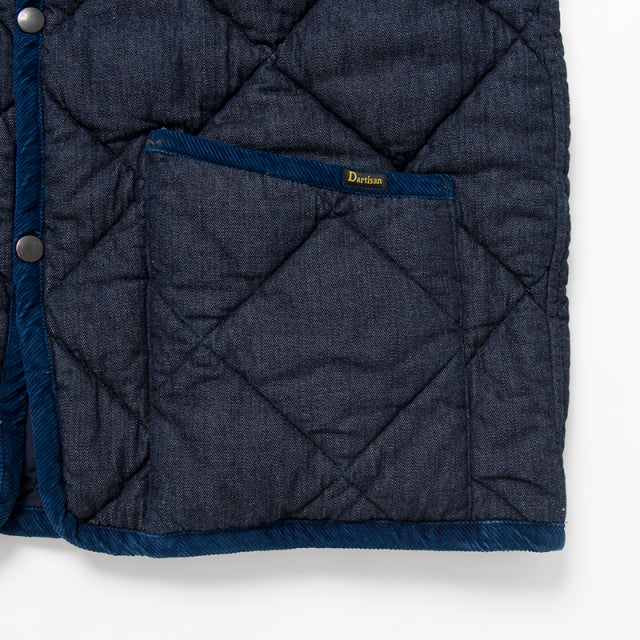 Denim Quilted Jacket [D4551]