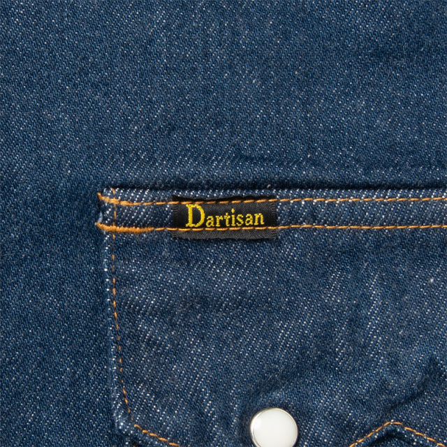 Natural Indigo Denim Western Shirt [D5701]