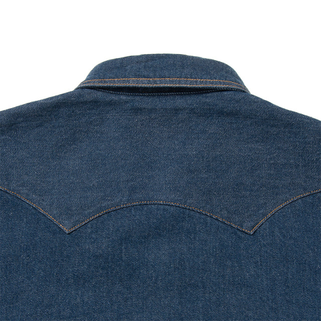 Natural Indigo Denim Western Shirt [D5701]