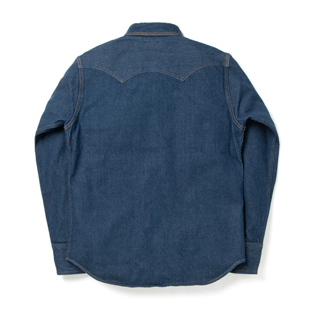 Natural Indigo Denim Western Shirt [D5701]