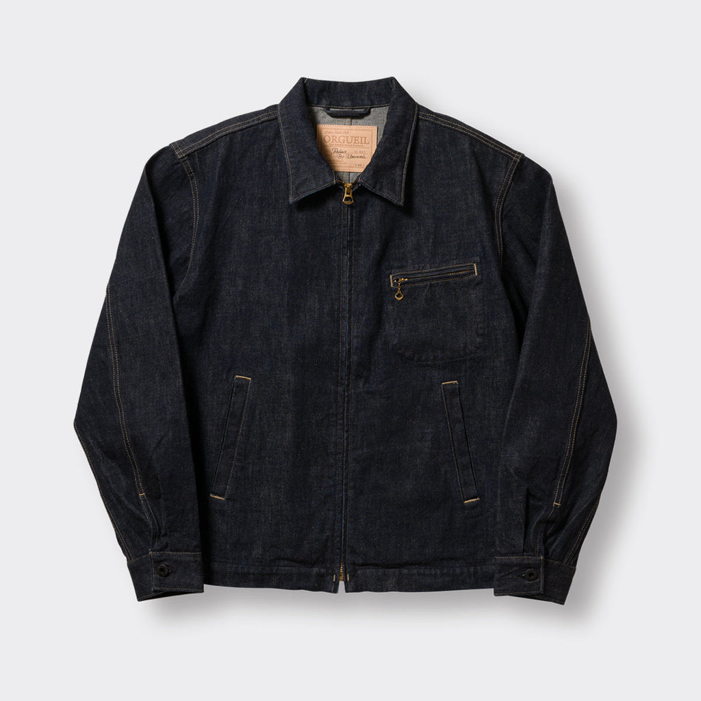 Tailor Denim Zip Jacket [OR-402]