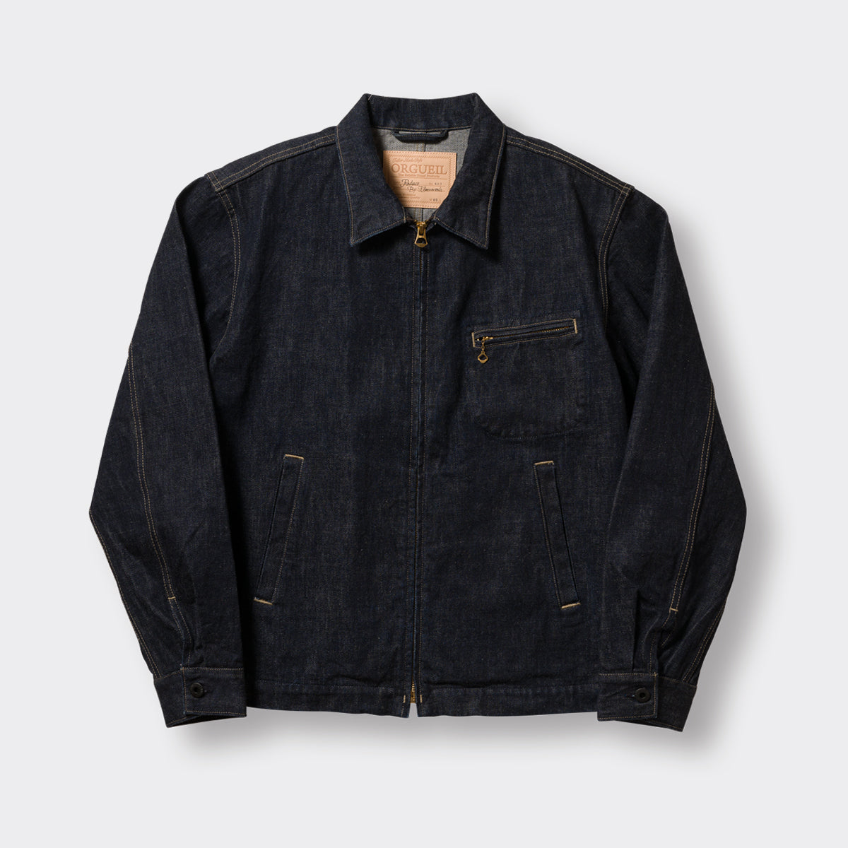 Tailor Denim Zip Jacket [OR-402]