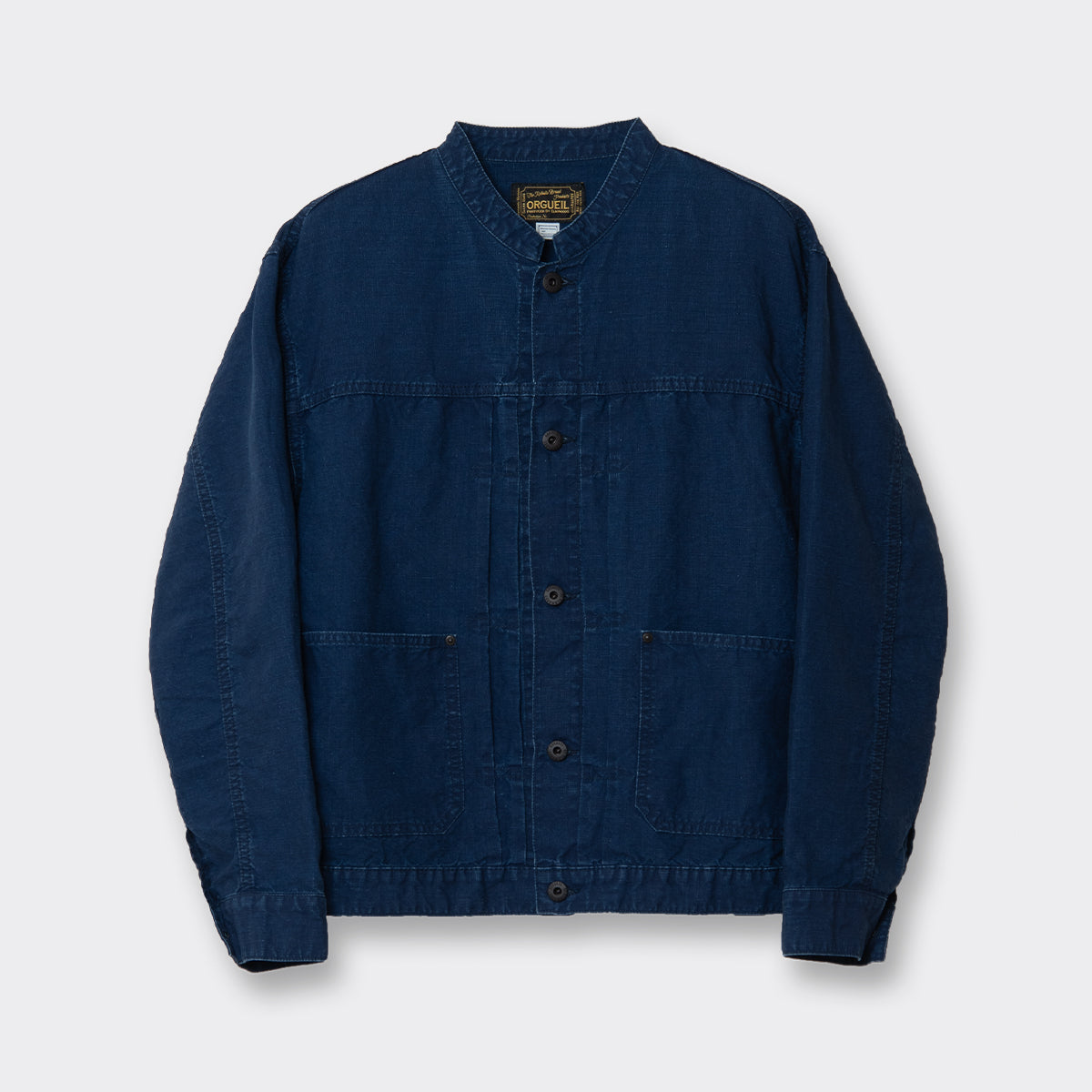 Indigo Linen Jacket  [OR-4311]