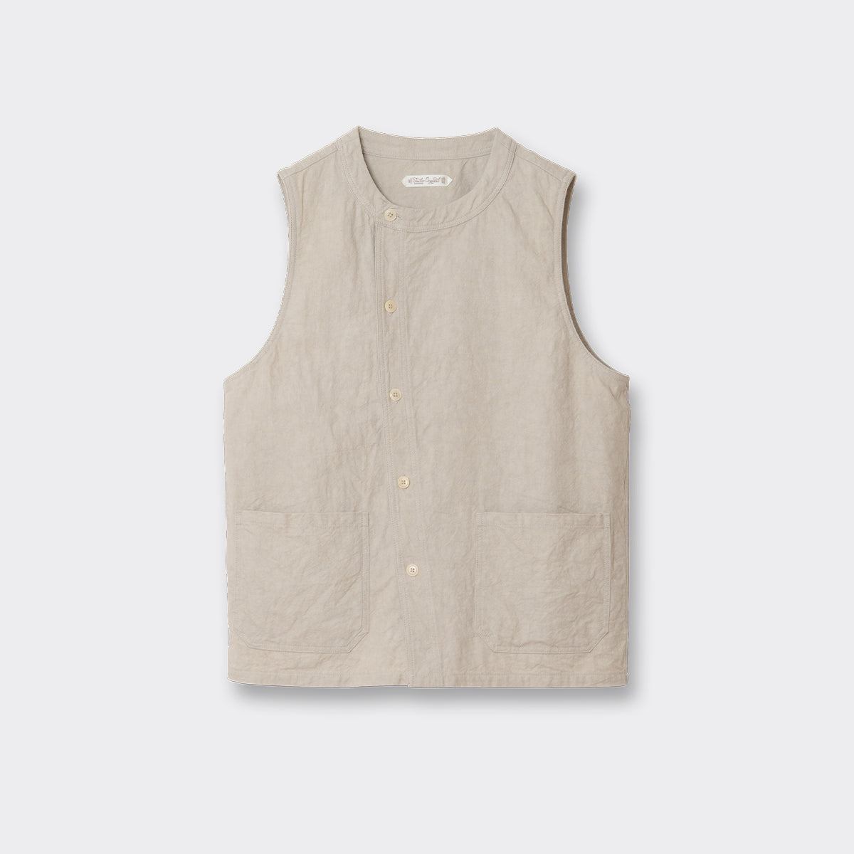 Cotton Linen Gilet  [OR-4314]