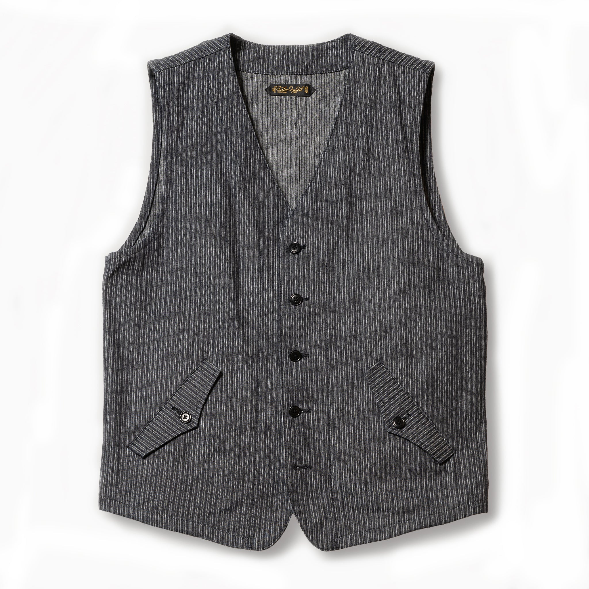 Indigo Dobby Gilet [OR-4326]
