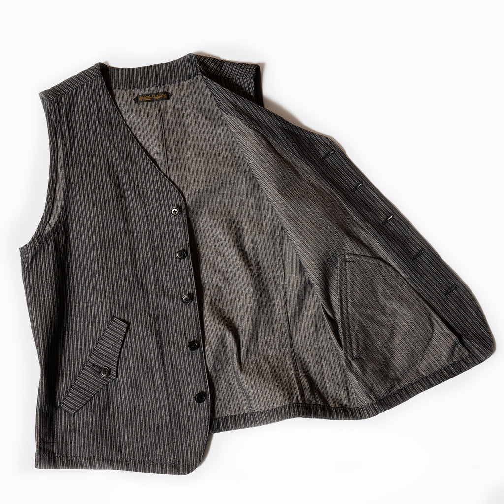 Indigo Dobby Gilet [OR-4326]