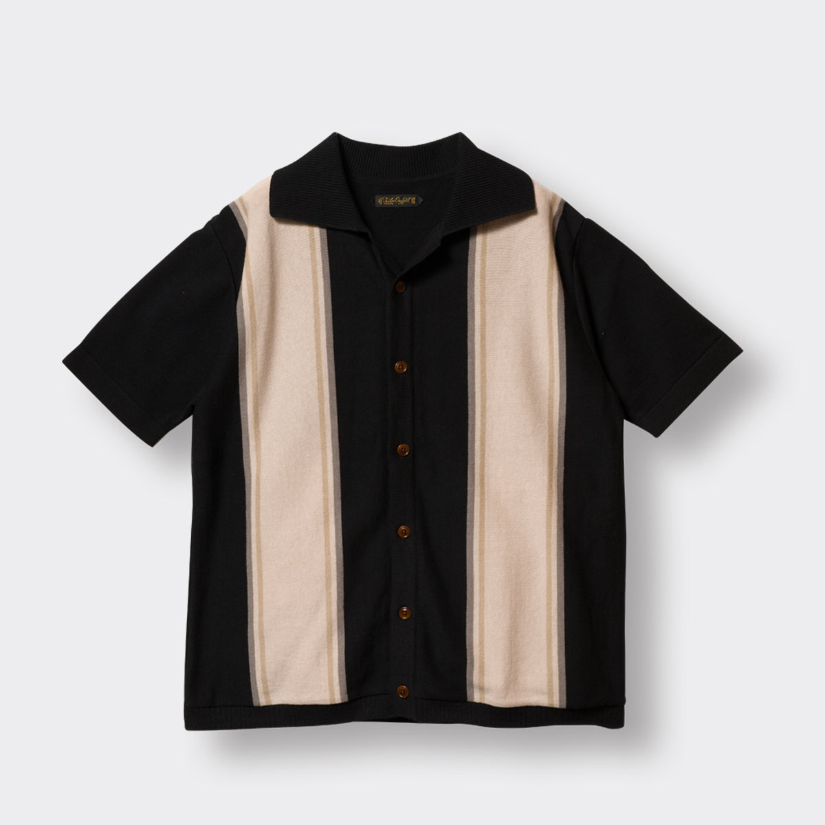 Stripe Knit Shirt  [OR-9103]