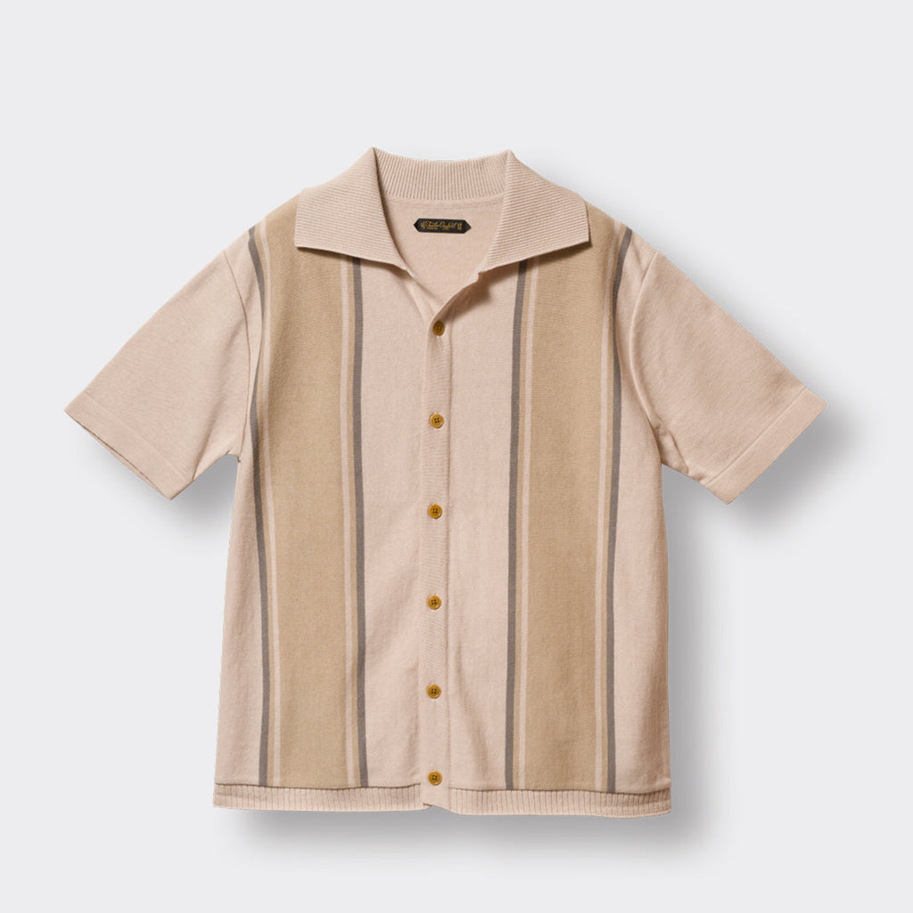 Stripe Knit Shirt  [OR-9103]