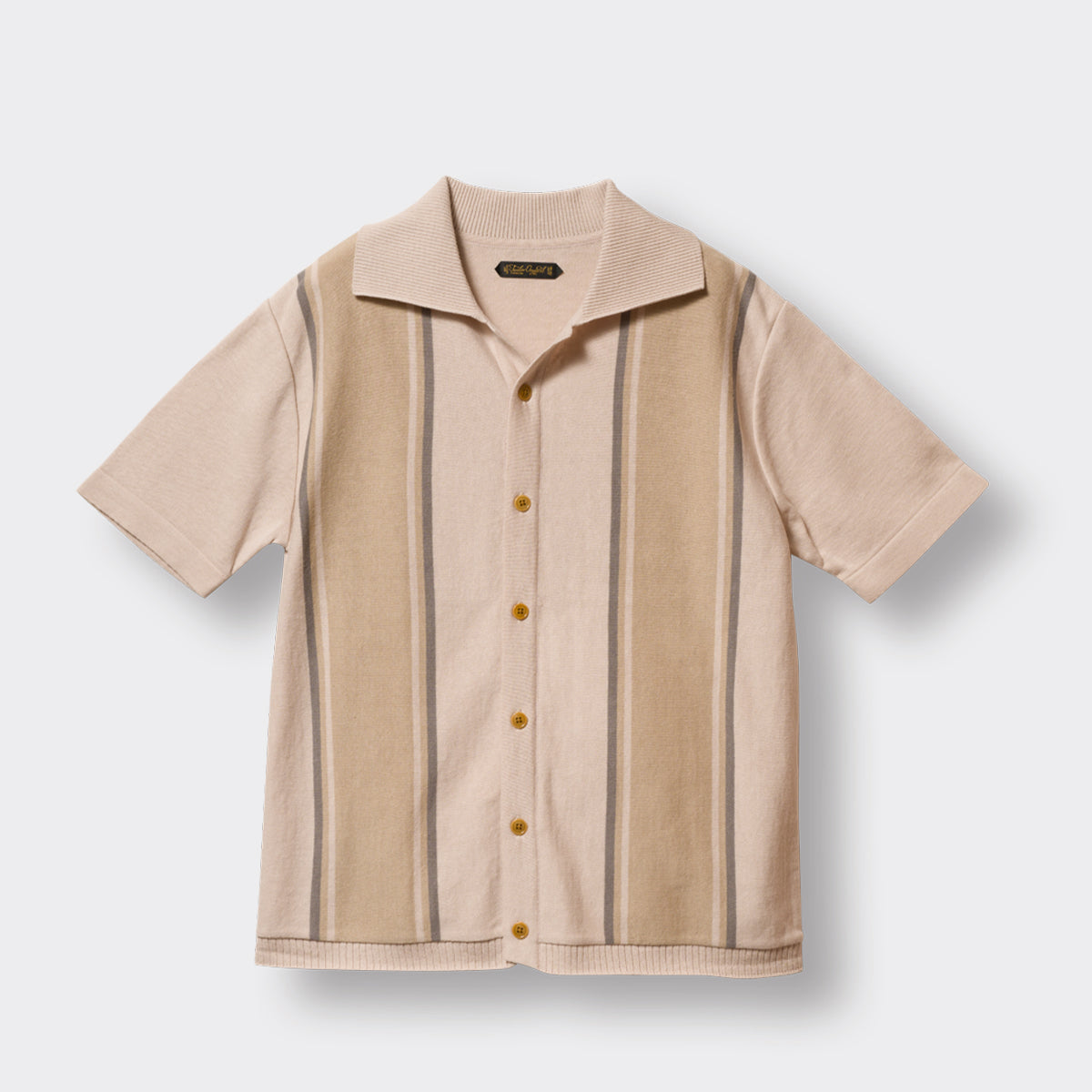 Stripe Knit Shirt  [OR-9103]