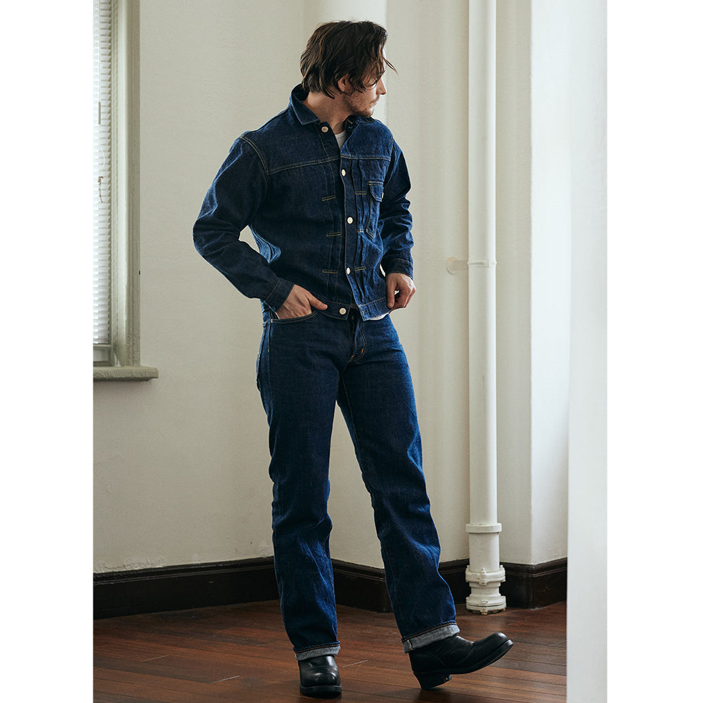 15oz Natural Indigo Regular Straight Jeans [SD-DO1]