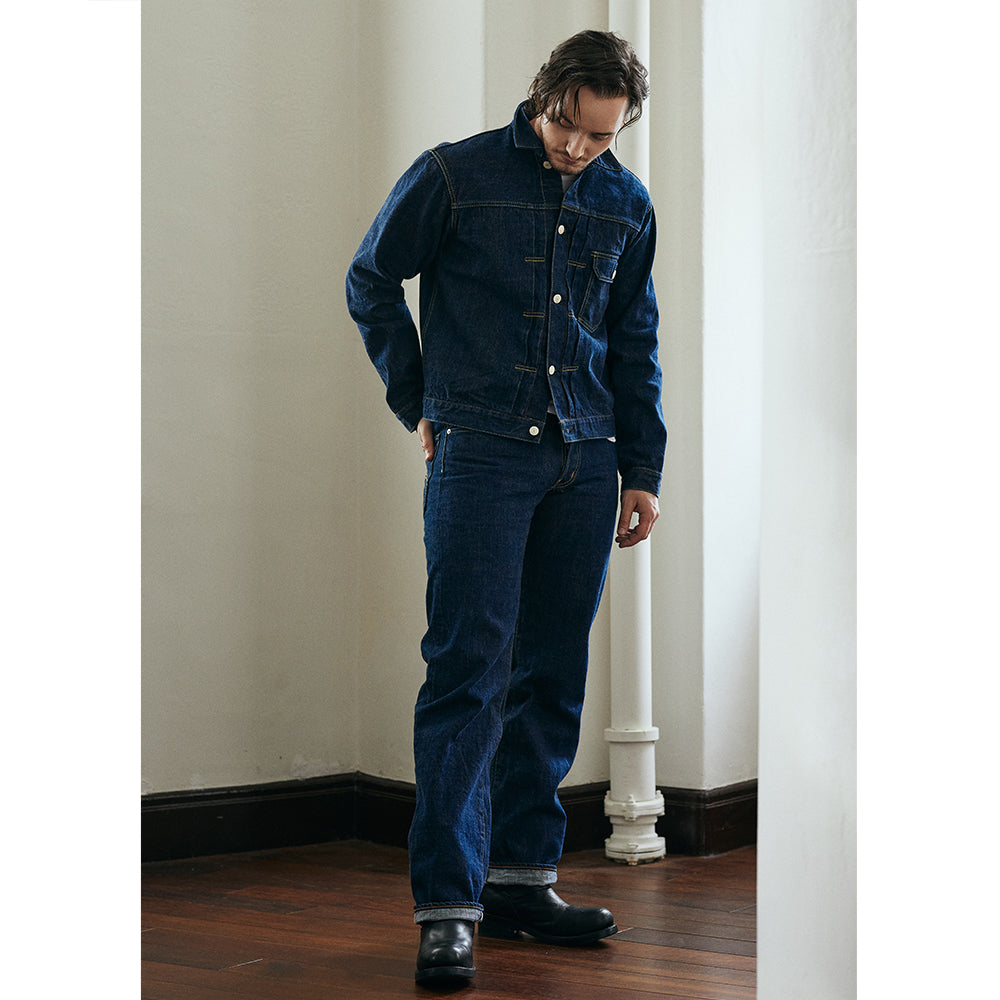 15oz Natural Indigo Regular Straight Jeans [SD-DO1]