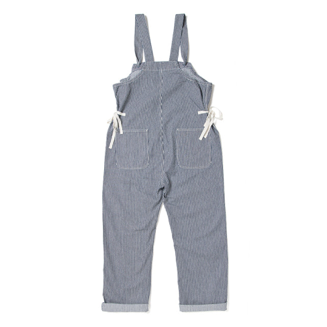 Hickory Stripe Overalls [SDL-1013]