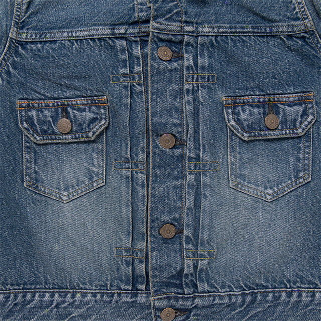 Used Cropped Denim Jacket [SDL-4001U]