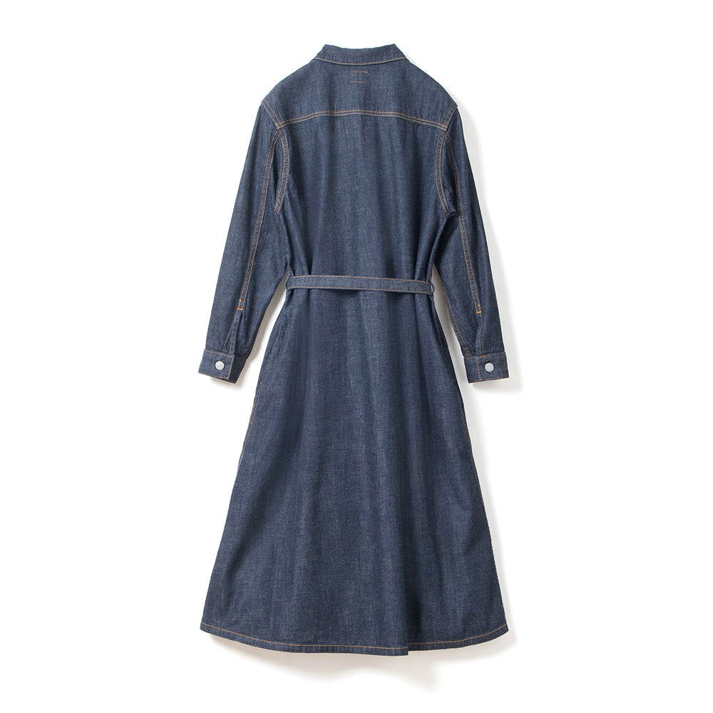 Denim A-Line Dress [SDL-5022]