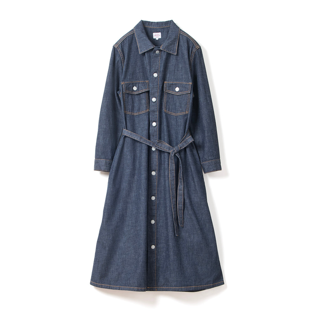 Denim A-Line Dress [SDL-5022]