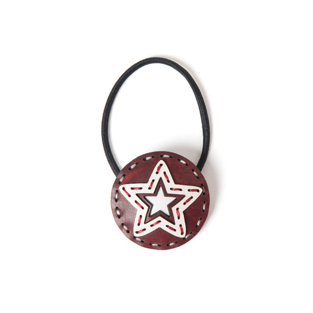 Leather Concho Hair Band [SDL-7010]