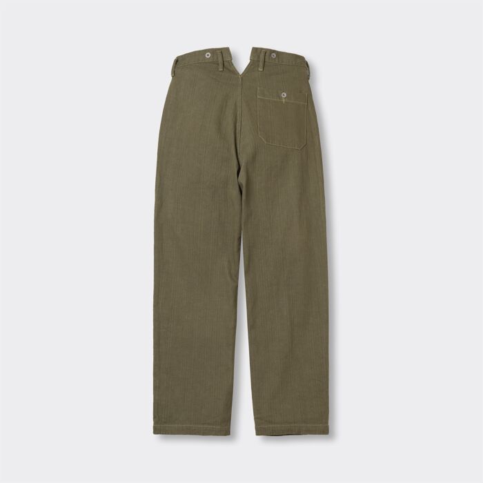 Green Denim Work Pants [OR-1114]