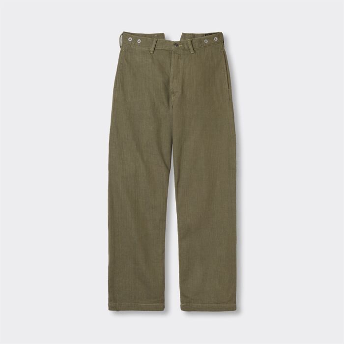 Green Denim Work Pants [OR-1114]