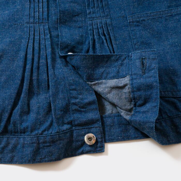 Denim Blouse Jacket [OR-4291]