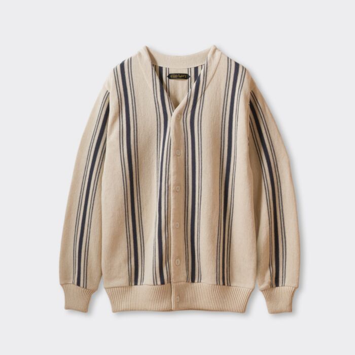Stripe Knit Cardigan [OR-4293]