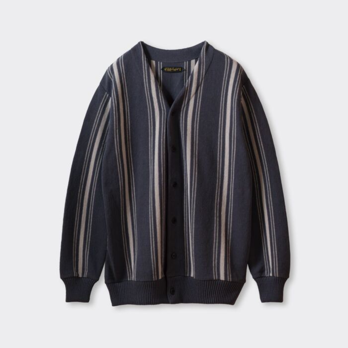 Stripe Knit Cardigan [OR-4293]
