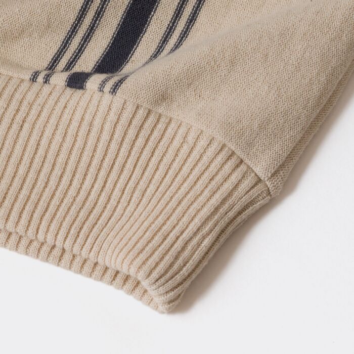 Stripe Knit Cardigan [OR-4293]