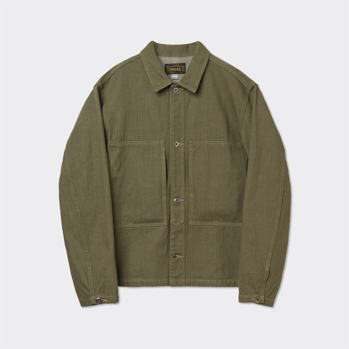 Green Denim Jacket [OR-4300]